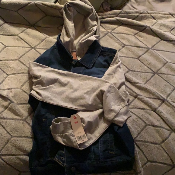 jean and sweater jacket